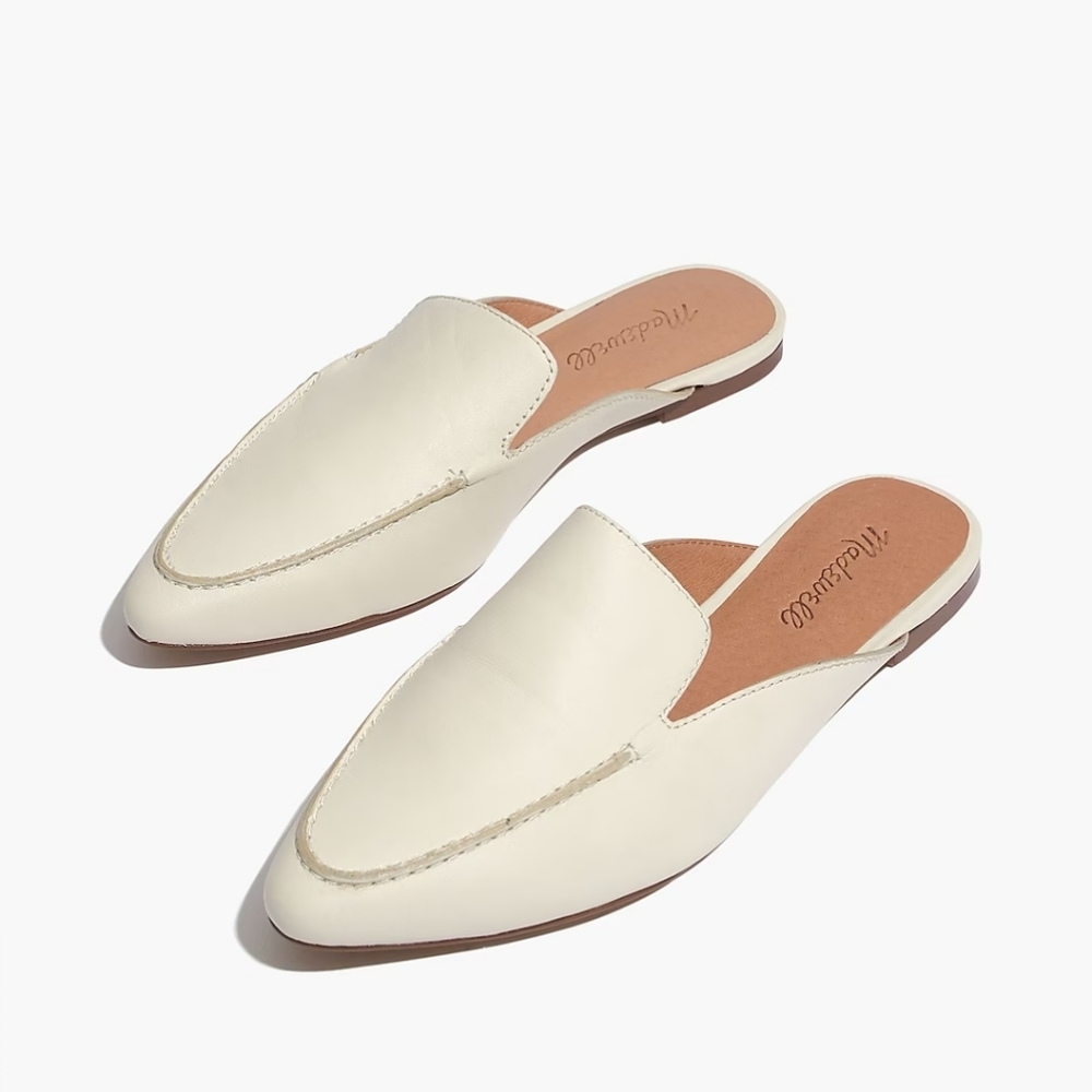 NWT Madewell Frances Skimmer Mule in Leather